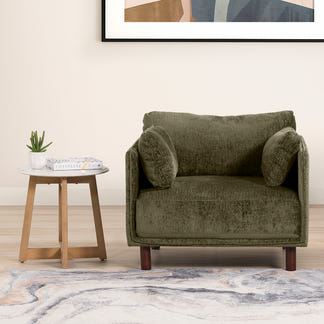 EMMA EMMA AVOCADO - AURA FABRIC - OCCASIONAL CHAIR