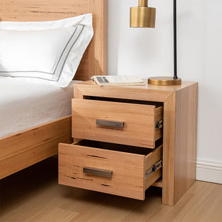 EVA EVA QUEEN BEDROOM SUITE 4PCE - MESSMATE NATURAL