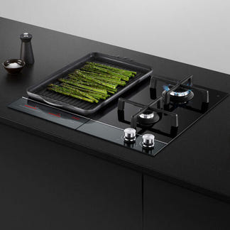 FISHERPAYKEL GAS ON GLASS COOKTOP 30CM