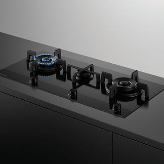 FISHERPAYKEL GAS ON GLASS COOKTOP 90CM