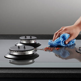 FISHERPAYKEL GAS ON GLASS COOKTOP 90CM