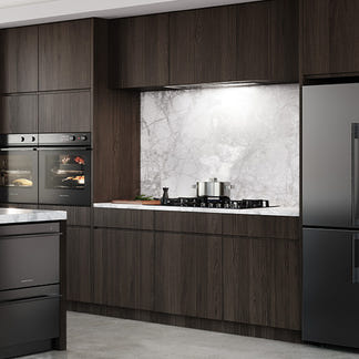 FISHERPAYKEL GAS ON GLASS COOKTOP 90CM
