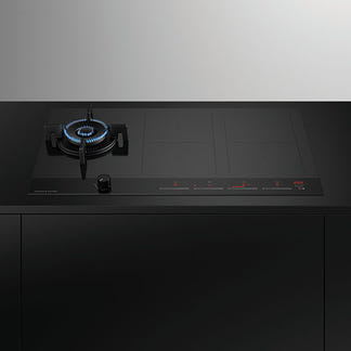 FISHERPAYKEL HYBRID GAS INDUCTION COOKTOP 90CM