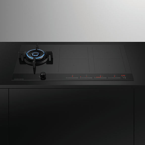 FISHERPAYKEL HYBRID GAS INDUCTION COOKTOP 90CM