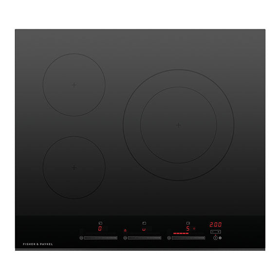 FISHERPAYKEL INDUCTION COOKTOP BLACK GLASS 60CM
