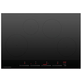 FISHERPAYKEL INDUCTION COOKTOP BLACK GLASS 76CM