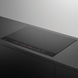FISHERPAYKEL INDUCTION COOKTOP BLACK GLASS 76CM
