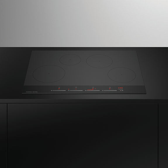 FISHERPAYKEL INDUCTION COOKTOP BLACK GLASS 76CM