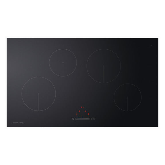 FISHERPAYKEL INDUCTION COOKTOP BLACK GLASS 90CM
