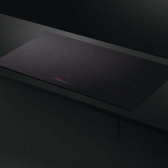 FISHERPAYKEL INDUCTION COOKTOP BLACK GLASS 90CM