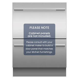 Fisher & Paykel 60cm Integrated Double DishDrawer