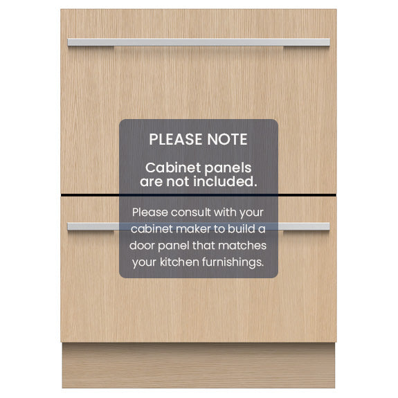 FISHERPAYKEL INTEGRATED DOUBLE DISHDRAWER 60CM