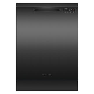 FISHERPAYKEL FREESTANDING DISHWASHER SANITISE BLACK STAINLESS STEEL