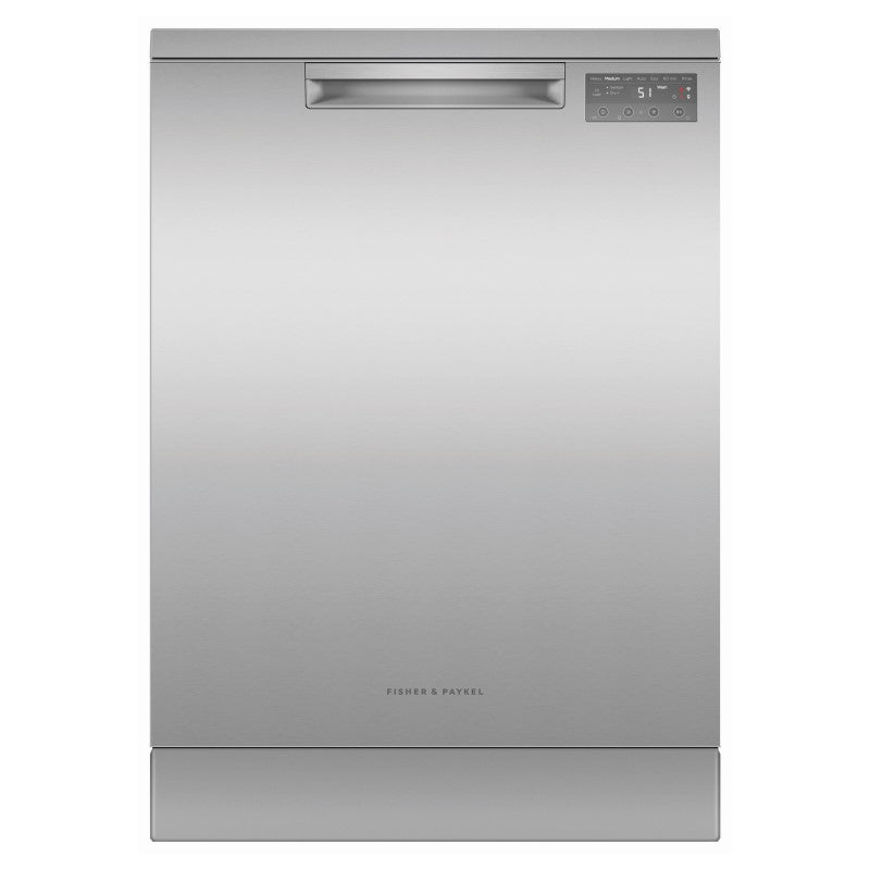 FISHERPAYKEL FREESTANDING DISHWASHER SANITISE STAINLESS STEEL
