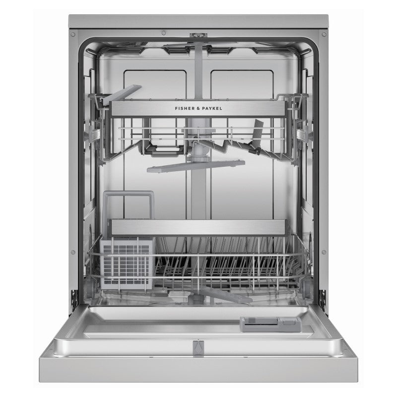 FISHERPAYKEL FREESTANDING DISHWASHER SANITISE STAINLESS STEEL