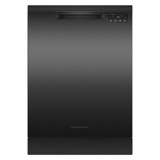 FISHERPAYKEL FREESTANDING DISHWASHER SANITISE BLACK STAINLESS STEEL