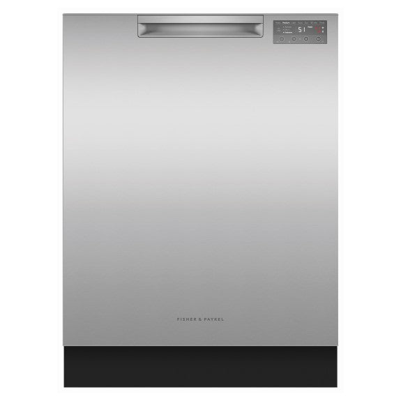 FISHERPAYKEL BUILT UNDER CONTEMPORARY SILVER POCKET HANDLE 60CM