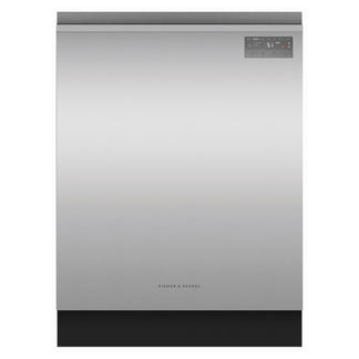 FISHERPAYKEL DISHWASHER BUILT UNDER SILVER RECESSED HANDLE 60CM