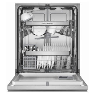 FISHERPAYKEL DISHWASHER BUILT UNDER SILVER RECESSED HANDLE 60CM
