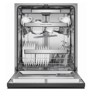 FISHERPAYKEL DISHWASHER BUILT UNDER BLACK RECESSED HANDLE 60CM