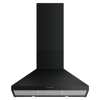 FISHERPAYKEL CANOPY WALL RANGEHOOD BLACK 90CM