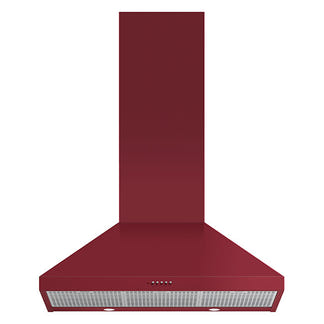 FISHERPAYKEL CANOPY WALL RANGEHOOD RED 90CM
