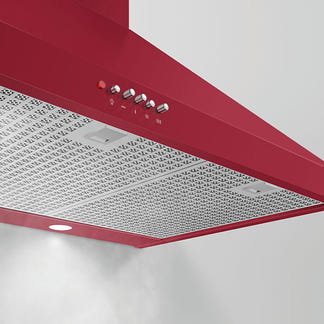 FISHERPAYKEL CANOPY WALL RANGEHOOD RED 90CM