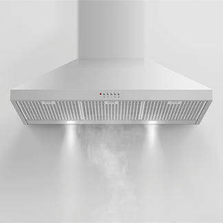FISHERPAYKEL CANOPY WALL RANGEHOOD STAINLESS STEEL 90CM