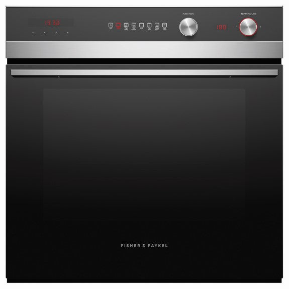 FISHERPAYKEL 7 FUNCTION SINGLE PYROLYTIC OVEN GOEP INTERFACE 60cm