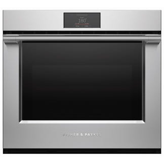 FISHERPAYKEL PRO STYLE BUILT IN SINGLE OVEN SELF CLEANING SS 76CM