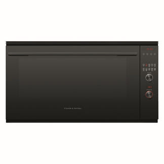 FISHERPAYKEL SERIES 7 CONTEMPORARY OVEN 9 FUNCTION BLACK 90CM