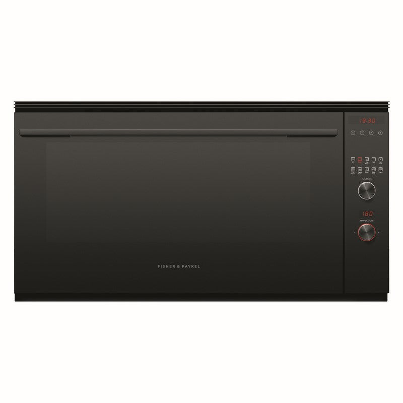 FISHERPAYKEL SERIES 7 CONTEMPORARY OVEN 9 FUNCTION BLACK 90CM