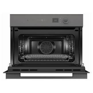 FISHERPAYKEL MINIMAL COMPACT COMBI-MICROWAVE OVEN - GREY GLASS 60cm