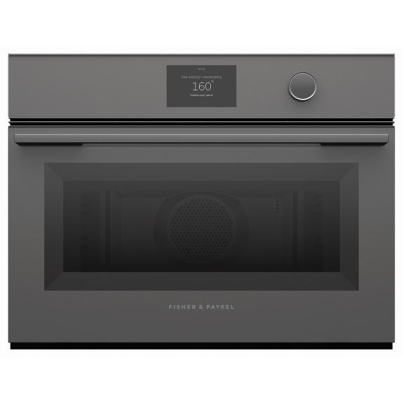 FISHERPAYKEL MICROWAVE OVEN COMPANION SMARTHQ MINIMAL GREY 60CM