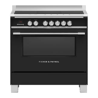FISHERPAYKEL FREESTANDING INDUCTION COOKER BLACK 90CM