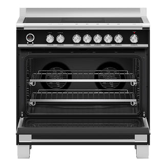 FISHERPAYKEL FREESTANDING INDUCTION COOKER BLACK 90CM