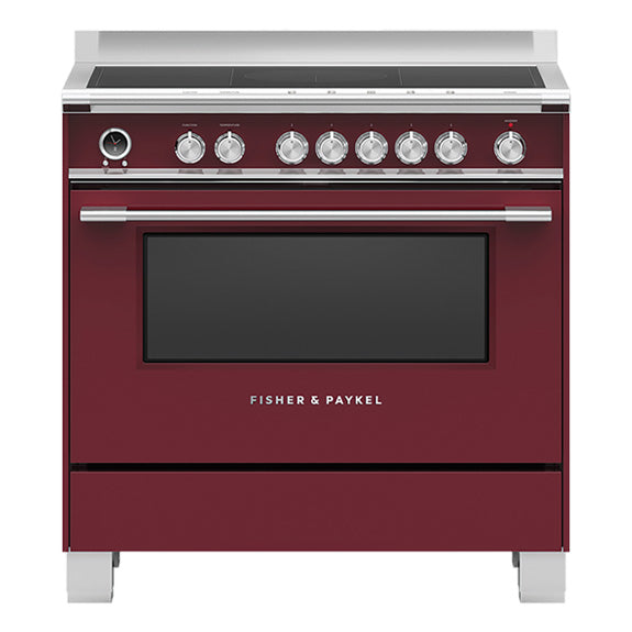FISHERPAYKEL FREESTANDING INDUCTION COOKER RED 90CM