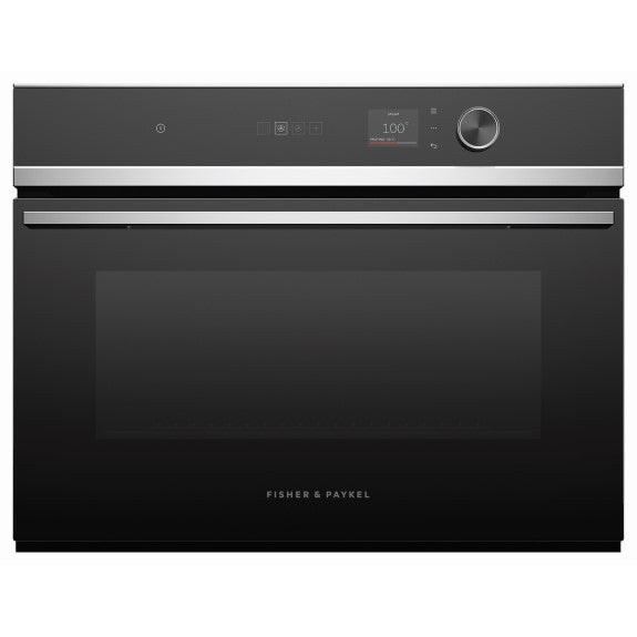 FISHERPAYKEL STEAMER OVEN COMPANION CONTEMPORARY STAINLESS STEEL 60CM