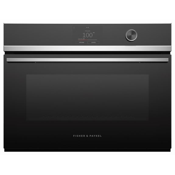 FISHERPAYKEL STEAMER OVEN COMPANION CONTEMPORARY STAINLESS STEEL 60CM