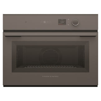 FISHERPAYKEL COMPACT COMBI-STEAM OVEN MINIMAL SERIES 7 GREY GLASS 60cm