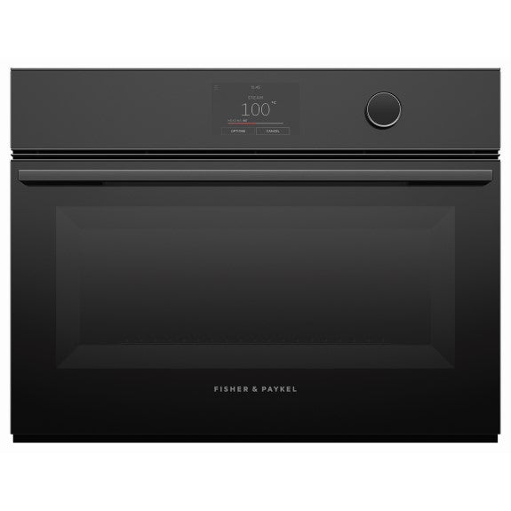 FISHERPAYKEL STEAMER OVEN COMPANION MINIMAL BLACK 60CM