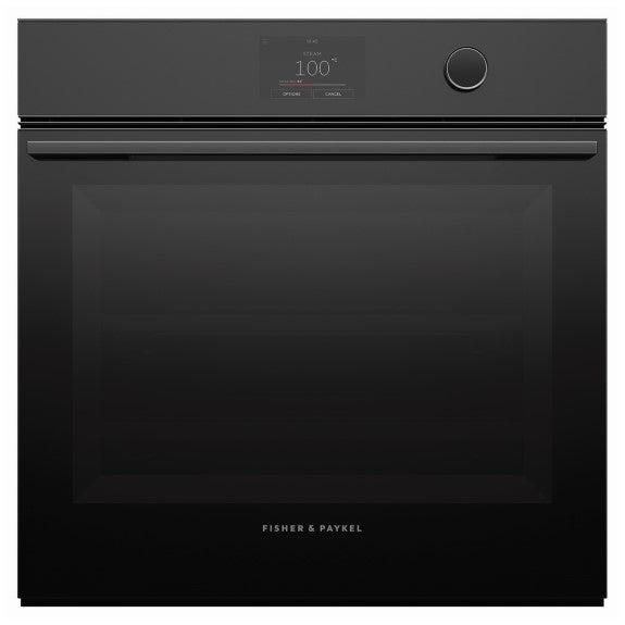 FISHERPAYKEL FULL STEAM OVEN SMARTHQ MINIMAL BLACK 60CM
