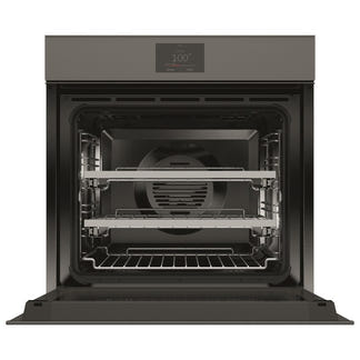FISHERPAYKEL COMBINATION STEAM OVEN HANDLELESS GREY GLASS 60cm