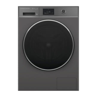FISHERPAYKEL FRONT LOAD WASHER WI-FI SMART TOUCH DIAL GRAPHITE 11KG 60CM