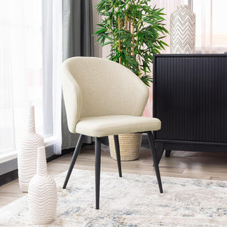 FLICK FLICK DINING CHAIR - FABRIC BEIGE