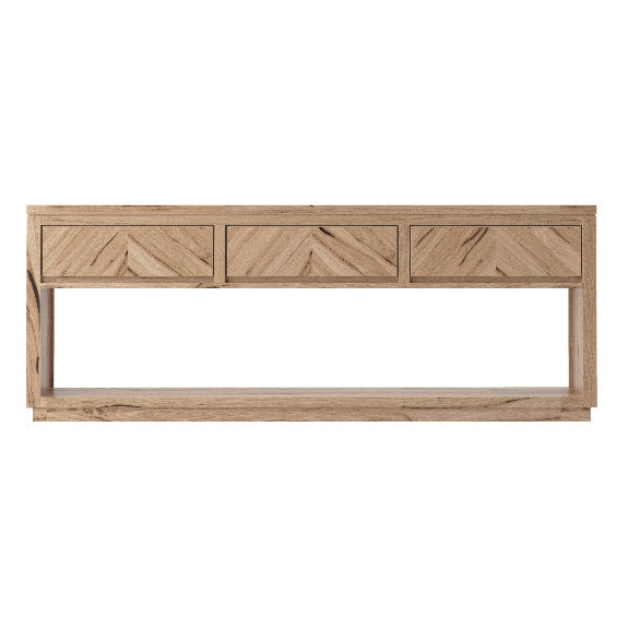 FLINDERS SELECT CONSOLE TABLE FLINDERS 2000 MESSMATE NATURAL 2000