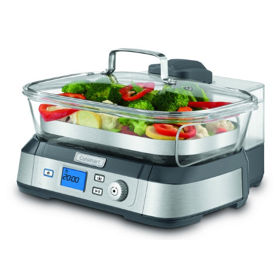 CUISINART COOKFRESH DIGITAL GLASS STEAMER - 5 LITRE 1800W