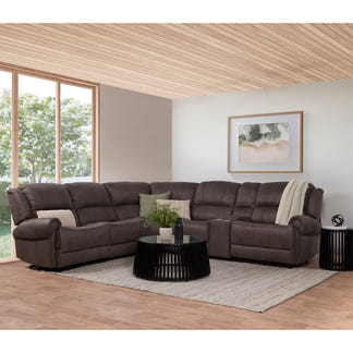 GRANDVIEW GRANDVIEW ASH - FABRIC - ELECTRIC RECLINING CORNER LOUNGE
