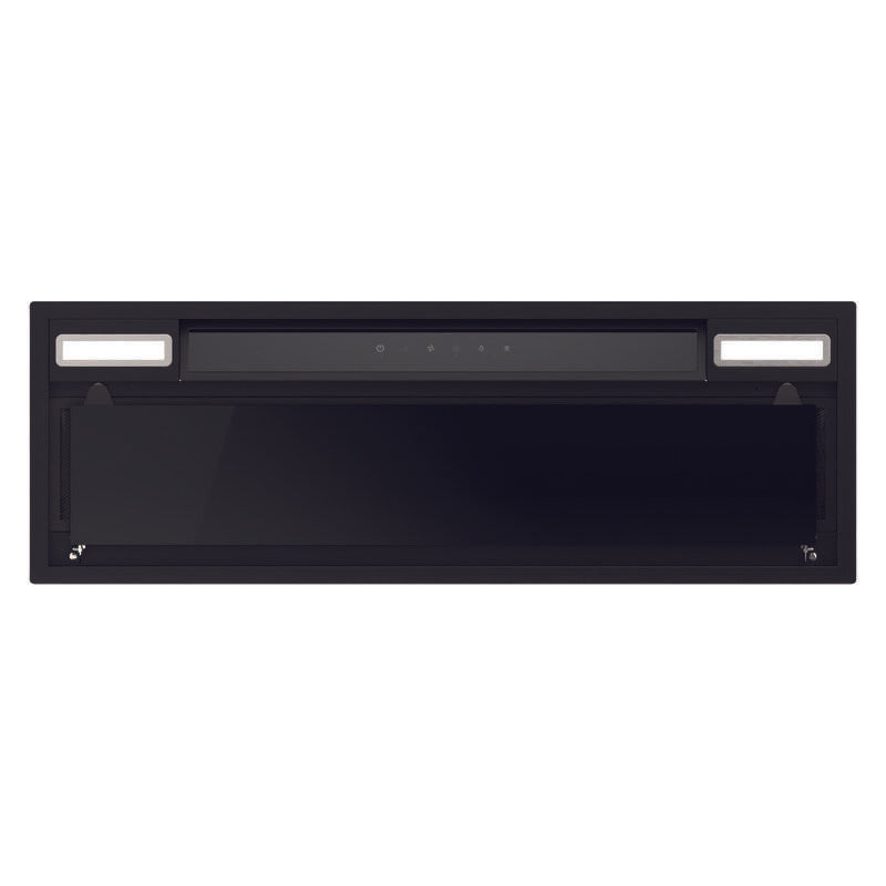 HAIER 600 SERIES INTEGRATED INSERT WALL RANGEHOOD HOOD TO HOB BLK 90CM
