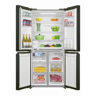 Haier 508 Litre Quad Door Refrigerator - Black